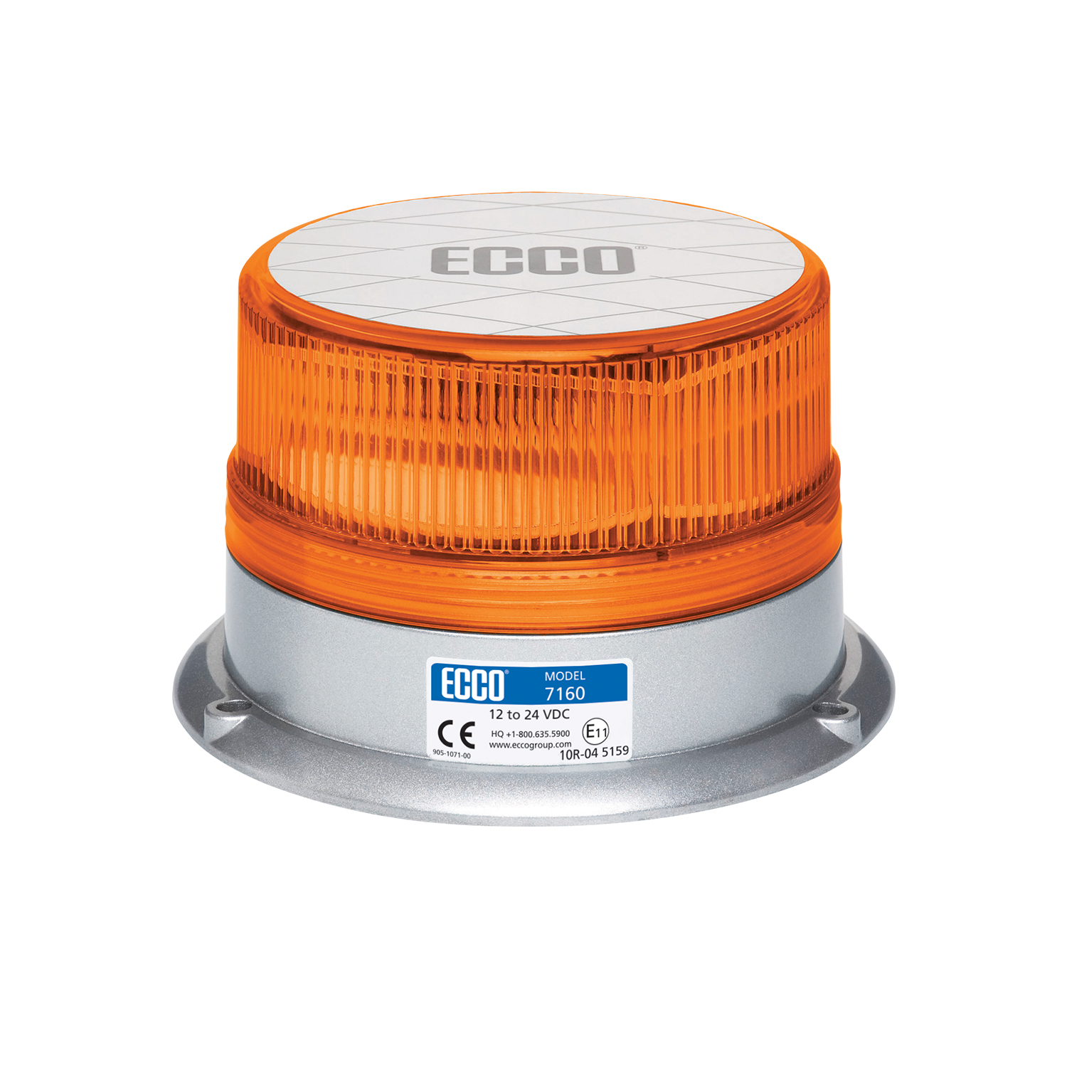 ECO 7160A ECCO 7160 Reflex Series LED 4" Beacon (3 Bolt)