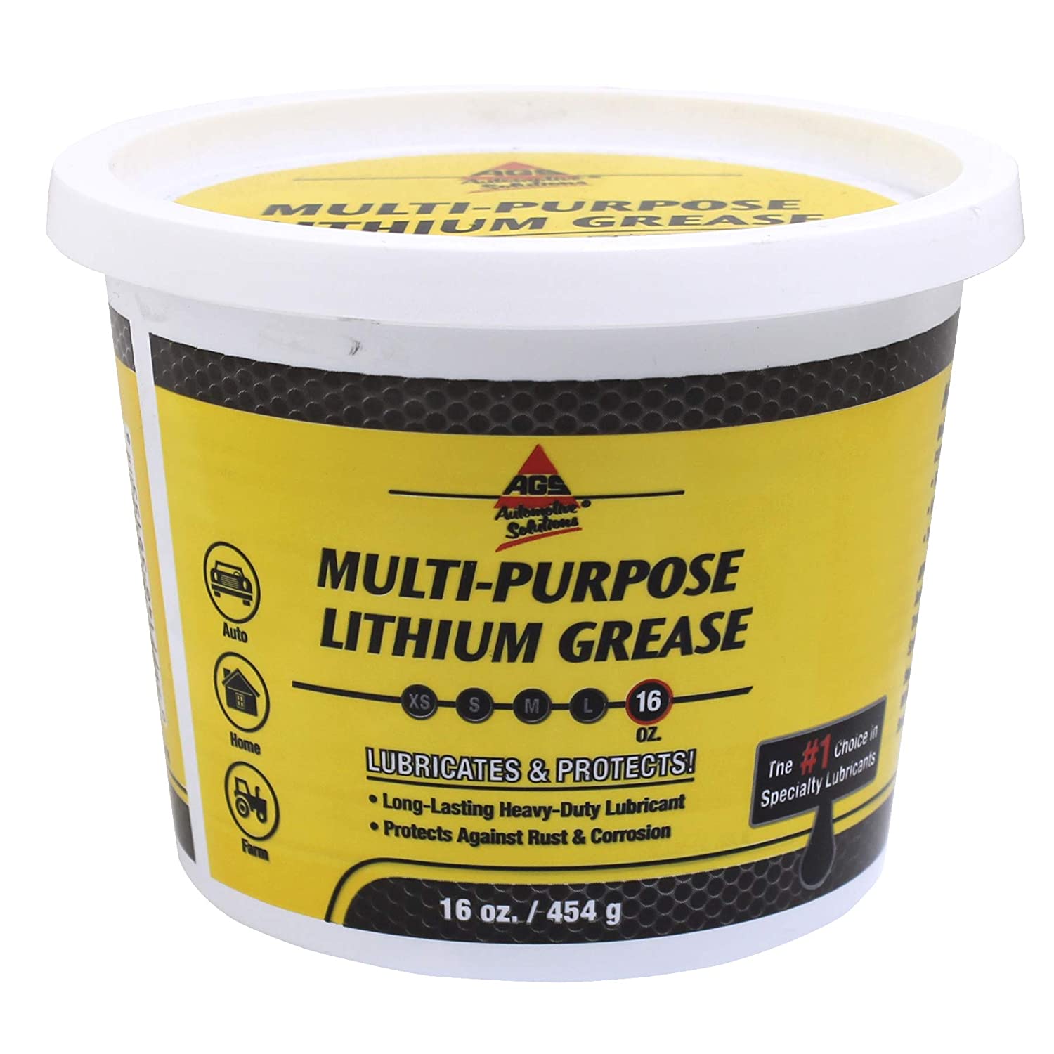 AGS WLMP-16 AGS Multi-Purpose White Lithium Grease (16 oz)