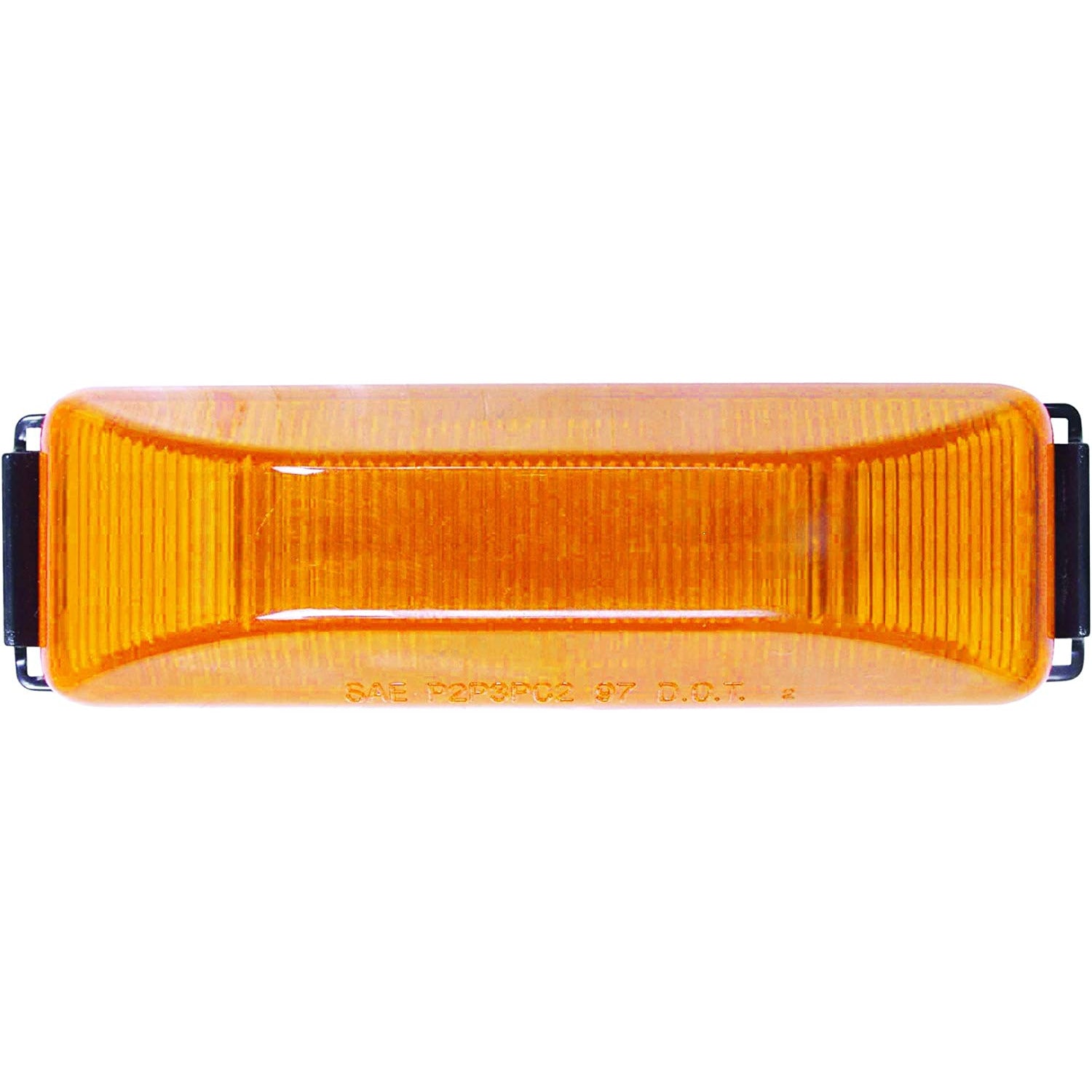 DLT MC67AK Optronics Sealed 2-Bulb Marker/Clearance Light (4" Rectangle, Amber, Surface)