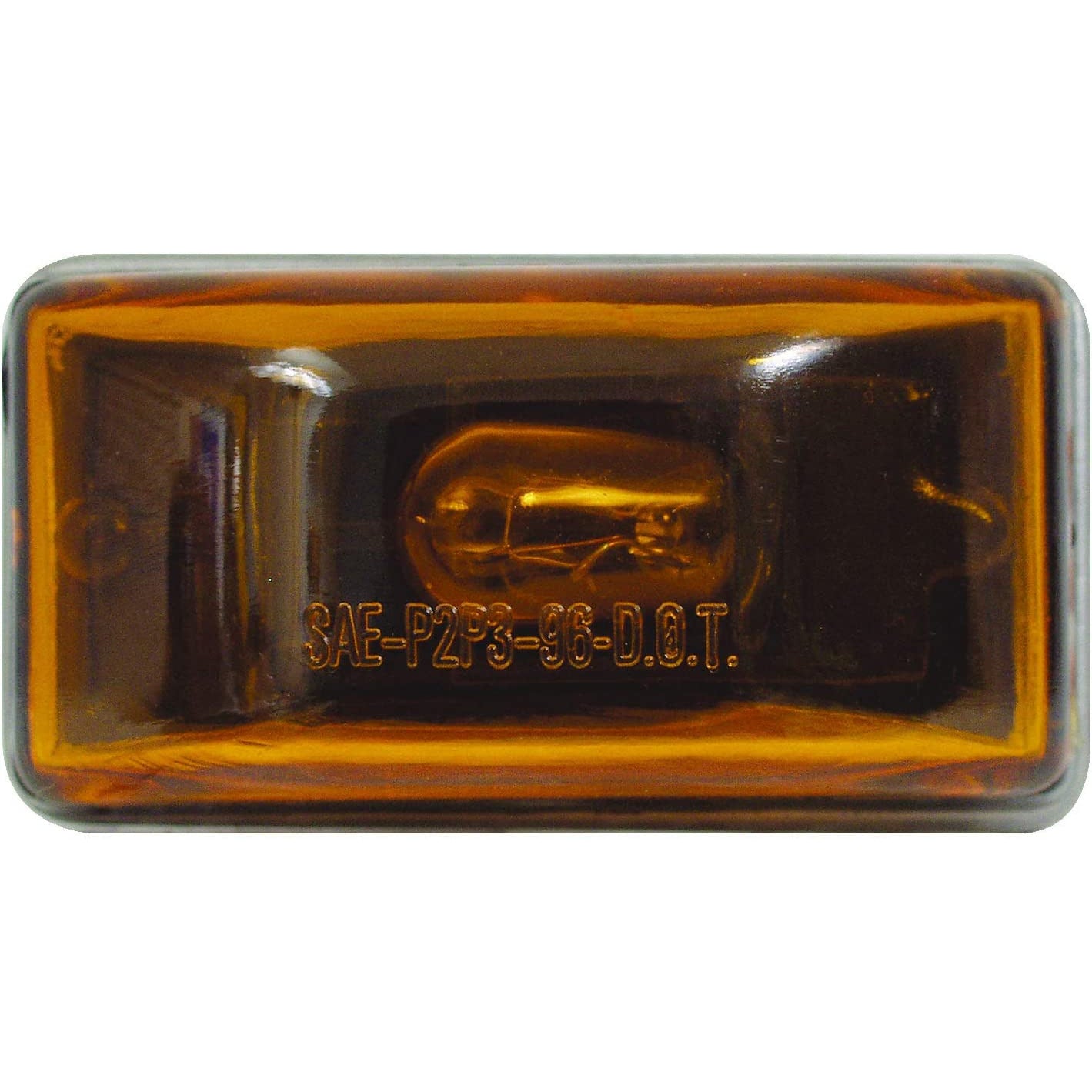 DLT MC95AS Optronics Sealed Marker/Clearance Light (2" Rectangle, Amber, Stud)