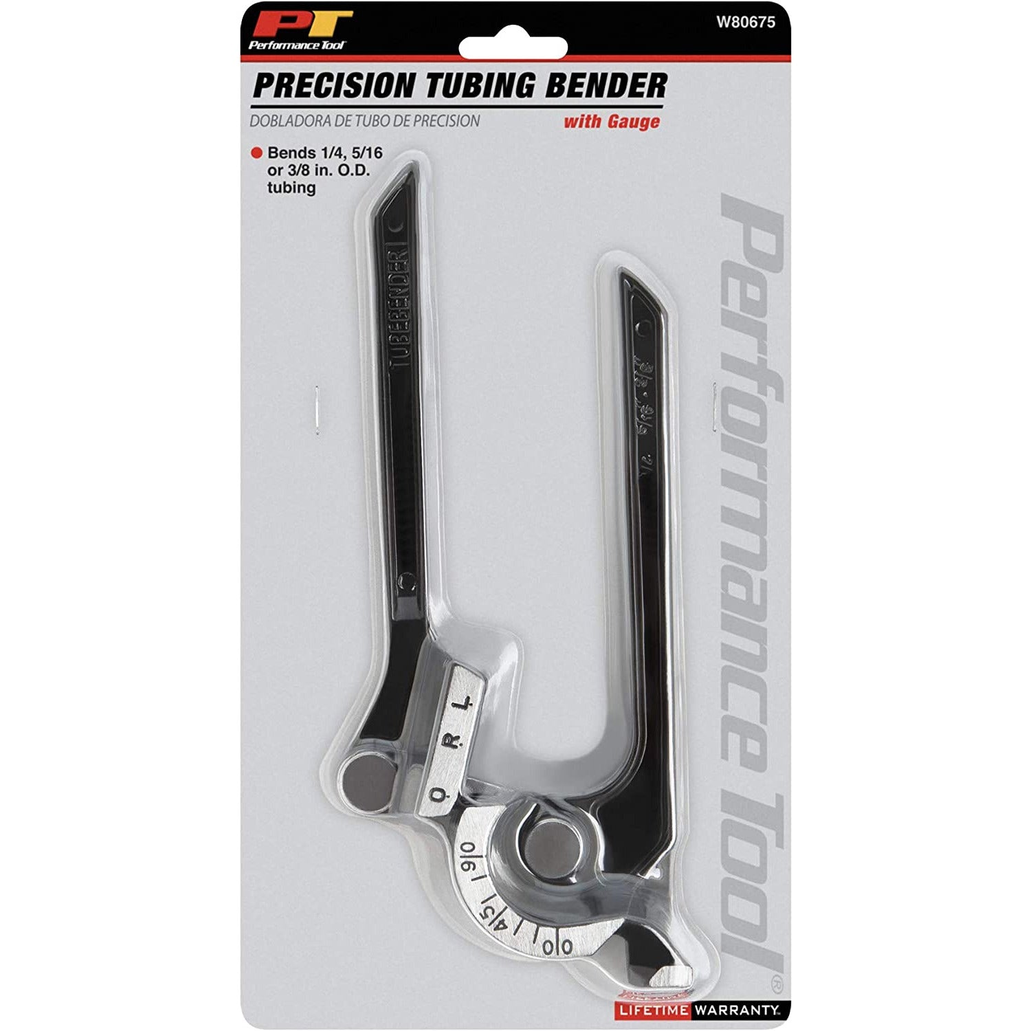ET WILW80675 Performance Tool Precision Tubing Bender w/ Gauge