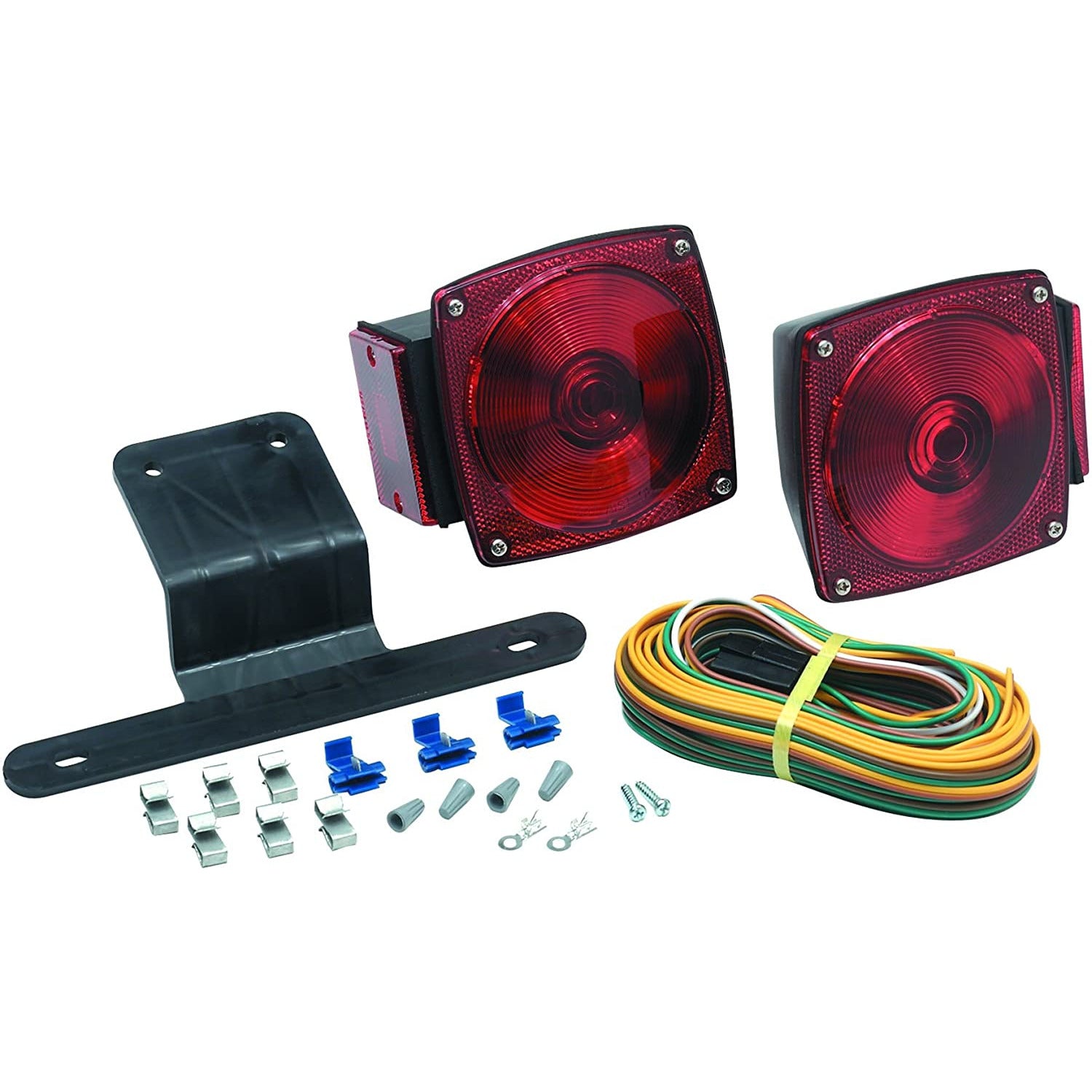 DLT TL8RK Optronics Combination Trailer Tail Light Kit (5" Square, Stud)