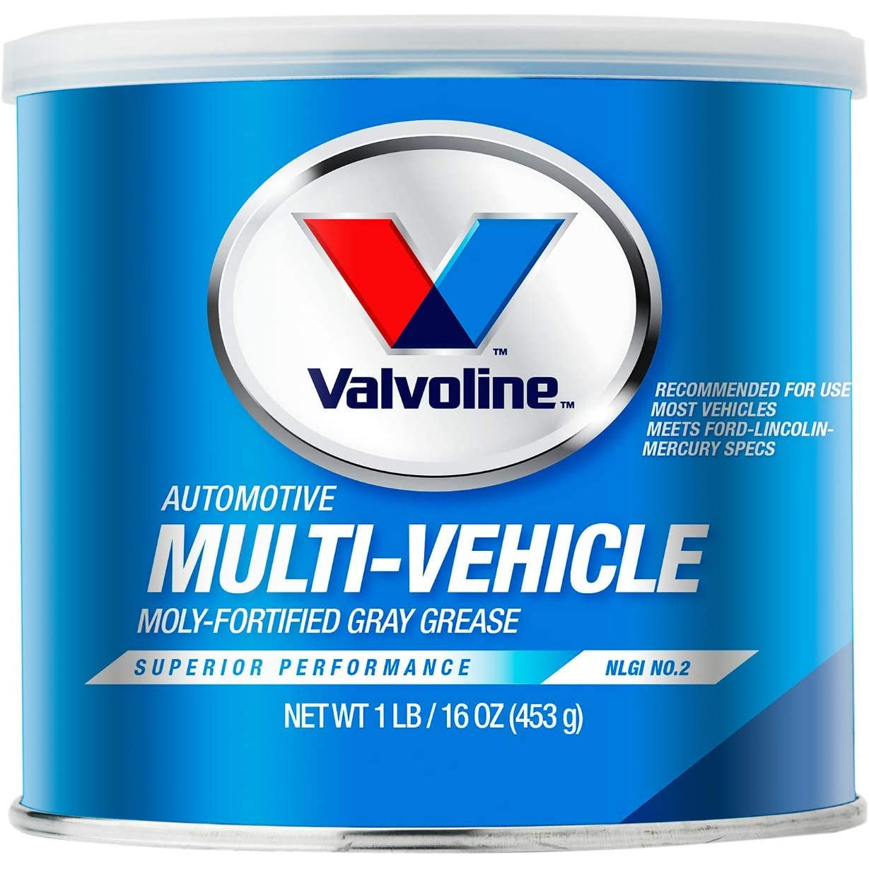 (945) VV632 Valvoline Multi-Vehicle Moly-Fortified Gray Grease (1 lb)