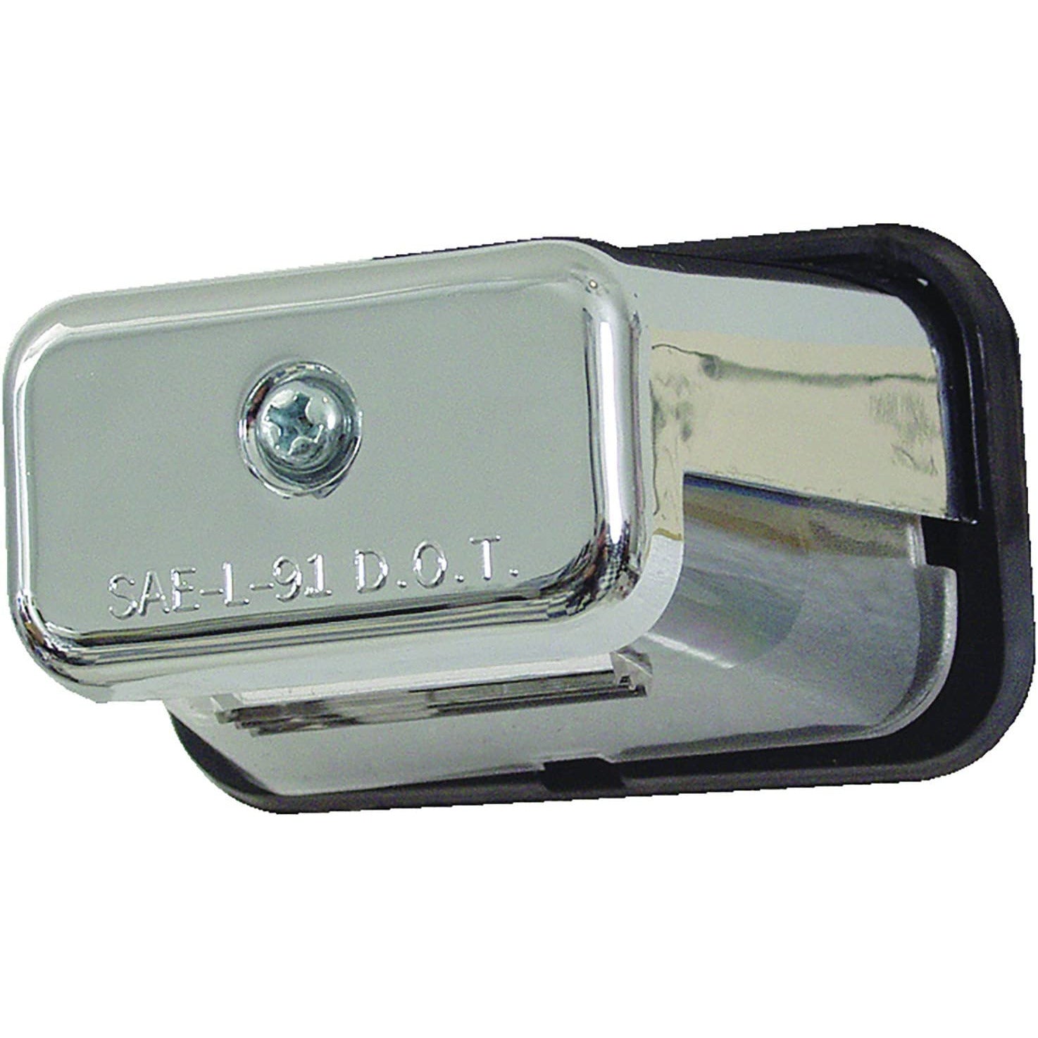 DLT LP41CS Optronics License Plate Light (2.5" Rectangle, Chrome, Stud)