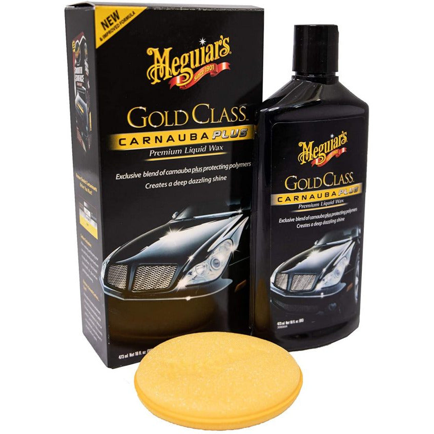 MEG G7016 Meguiar's Gold Class Carnauba Plus Premium Liquid Wax (16 oz)