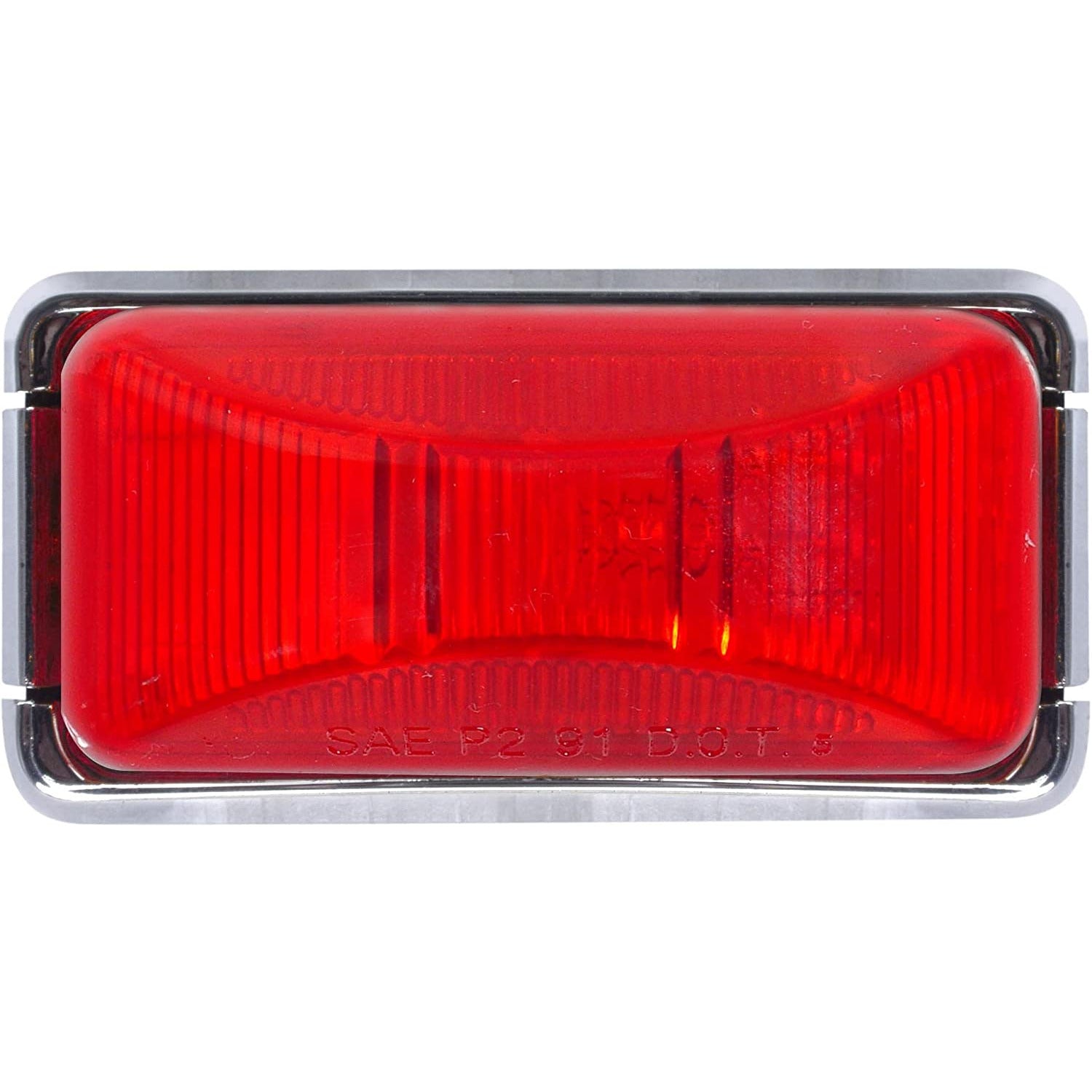 DLT MC91RS Optronics Sealed Mini Marker/Clearance Light (3" Rectangle, Red, Surface)