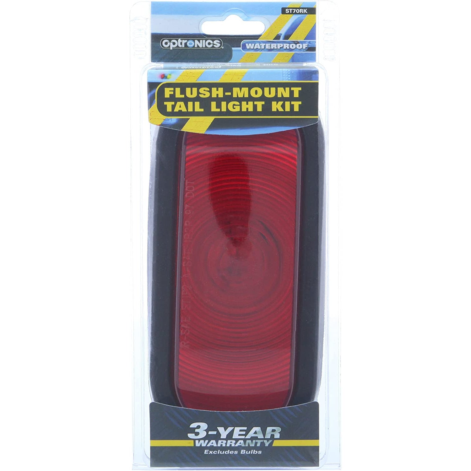 DLT ST70RK Optronics Flush Mount Combination Tail Light (6" Oval, Grommet)