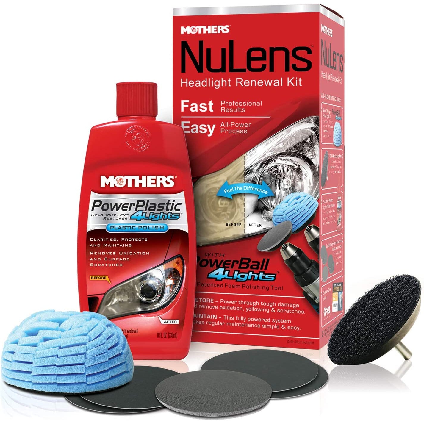 MTH 07251 Mothers Nulens Headlight Renewal Kit