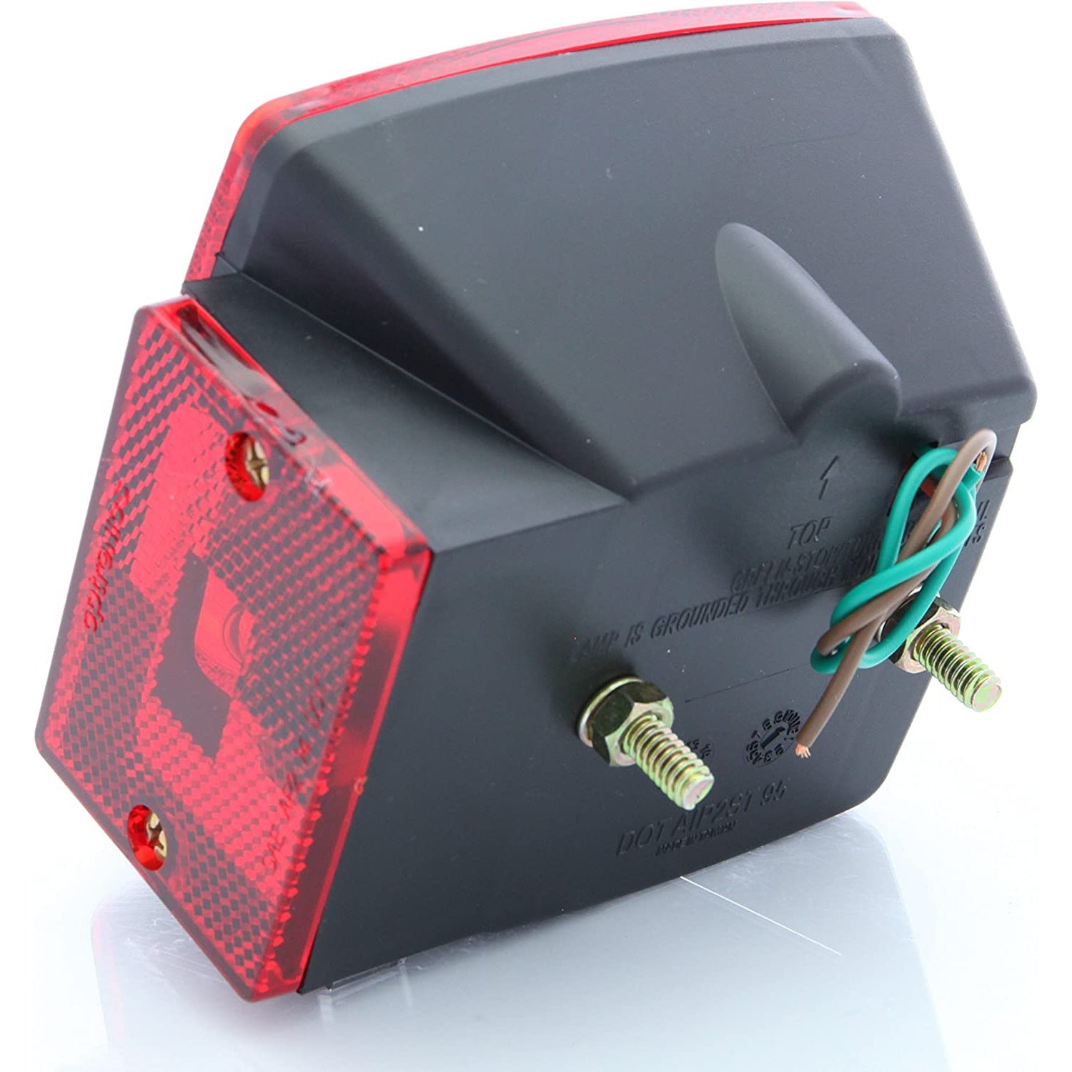 DLT ST8RS Optronics Combination Tail Light With Side Marker (Right, Square, Stud)
