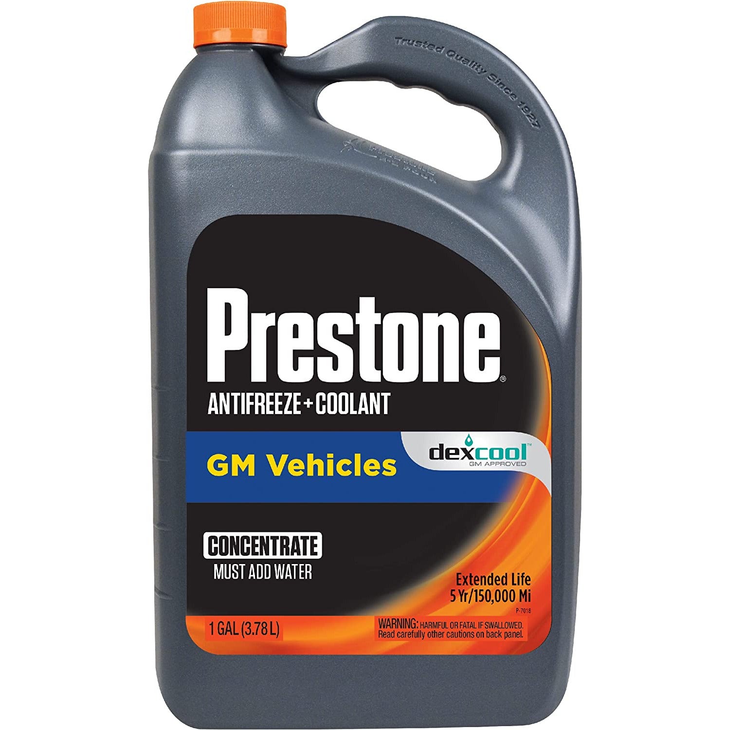 ANT AF888 Prestone Dex-Cool Dexcool Antifreeze/Coolant Concentrated (Orange, 1 Gal)
