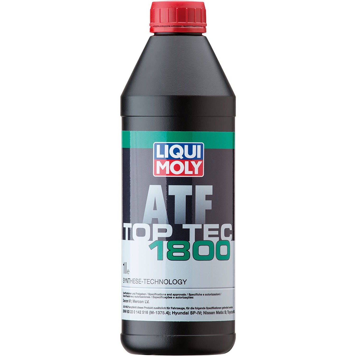 WPC 3L100669477LMO Liqui Moly Top Tec 1800 Full Synthetic Automatic Transmission Fluid (1 L)