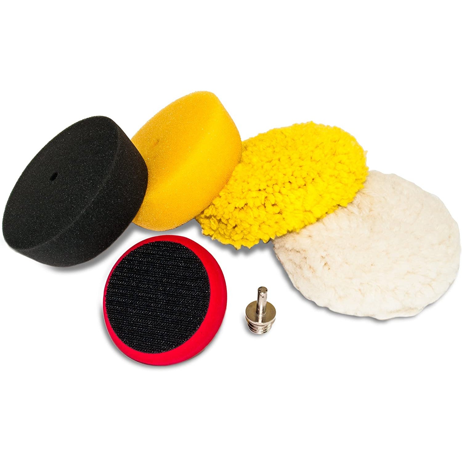 XRC AES76400 AES Industries 3" Mini Buffing & Detailing Polishing Pad Kit (6 pc)