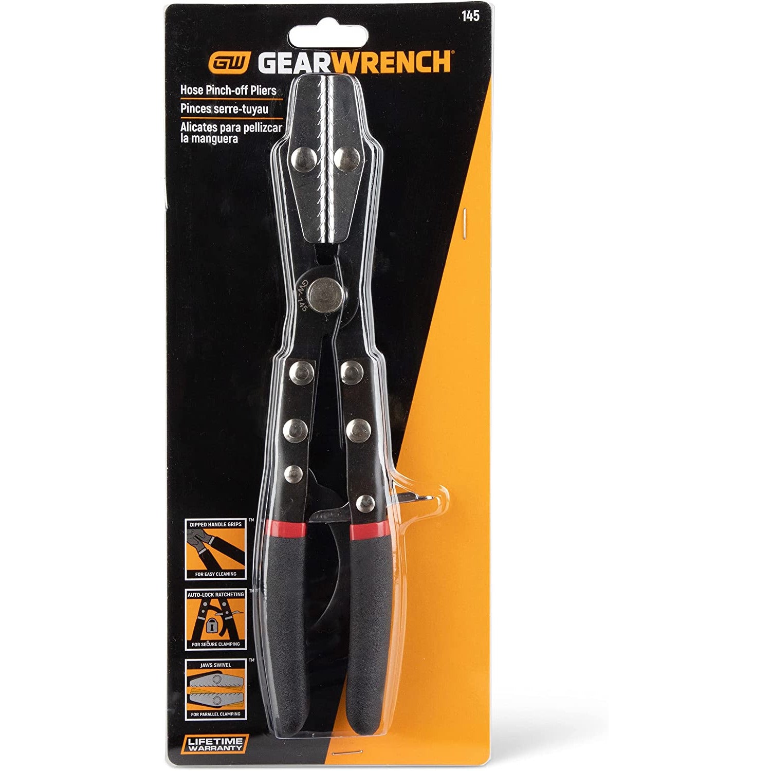 KD 145 GearWrench Self Locking Ratcheting Hose Pinch Off Pliers