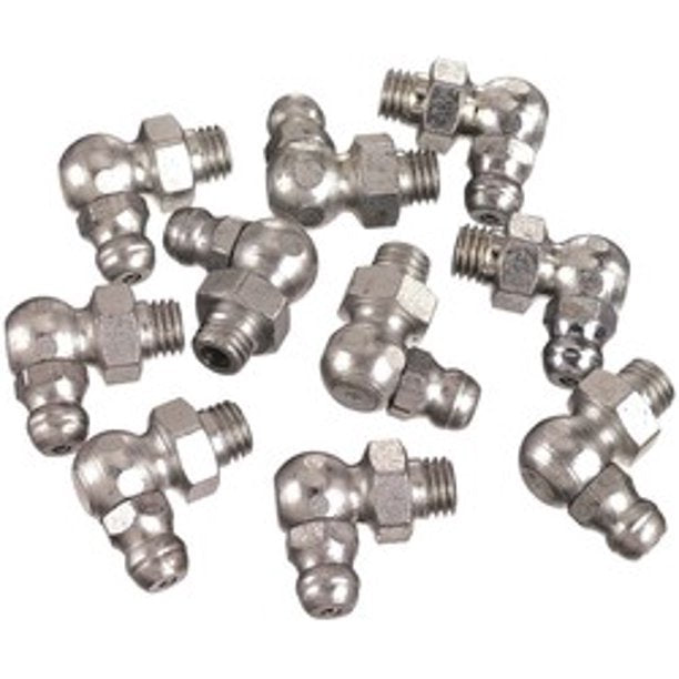 ET LIN5490 Lincoln 90 Degree 1/4" SAE Grease Fittings (10 pk)