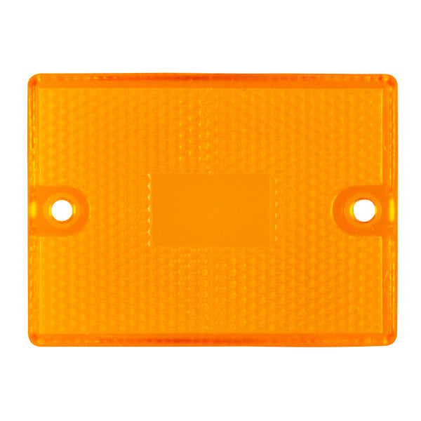 LTG 91113 Grote RV, Marine & Utility Replacement Lens (Amber, Rectangle)