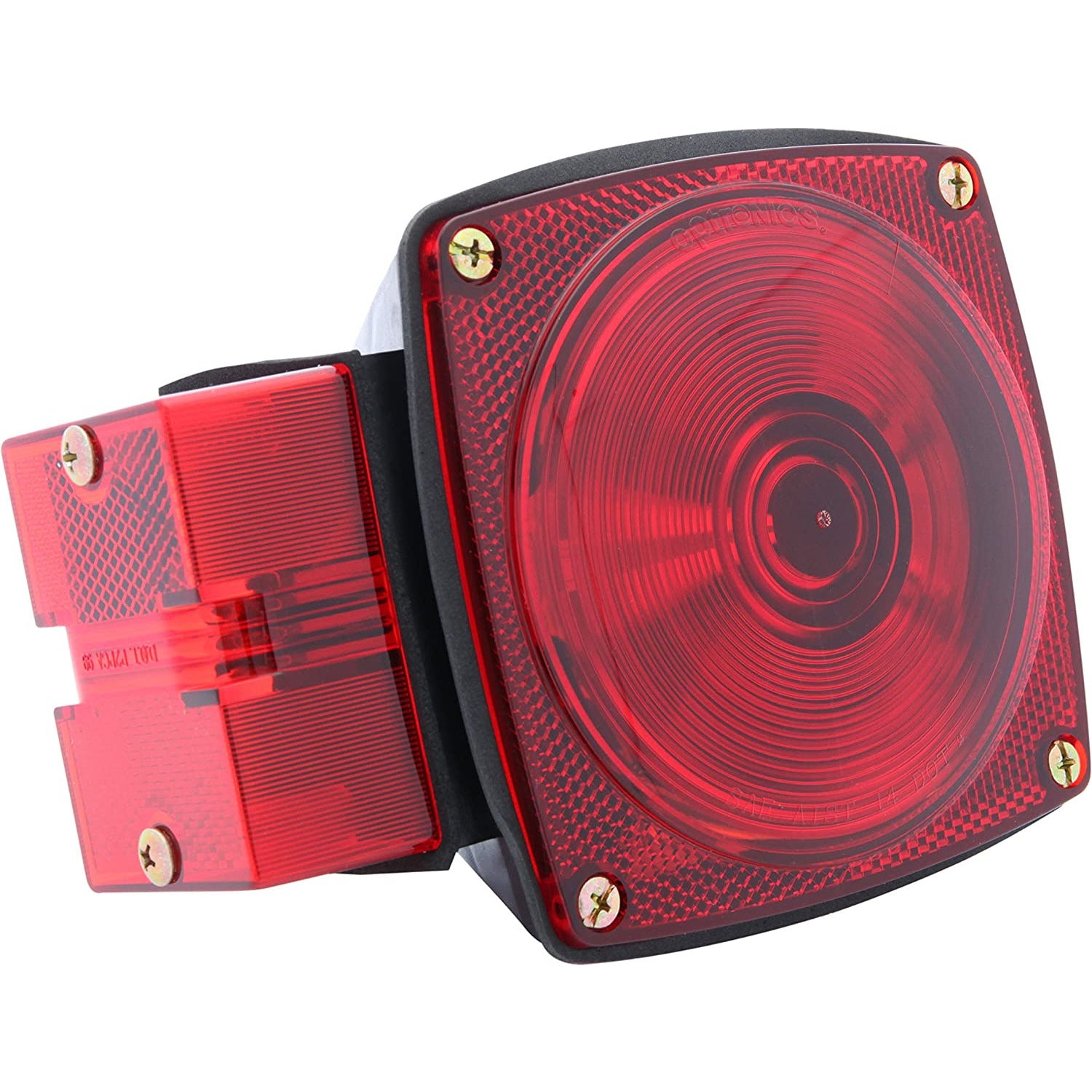 DLT ST5RS Optronics Combination Tail Light With License Plate Light (Submersible, Left, Square, Stud)