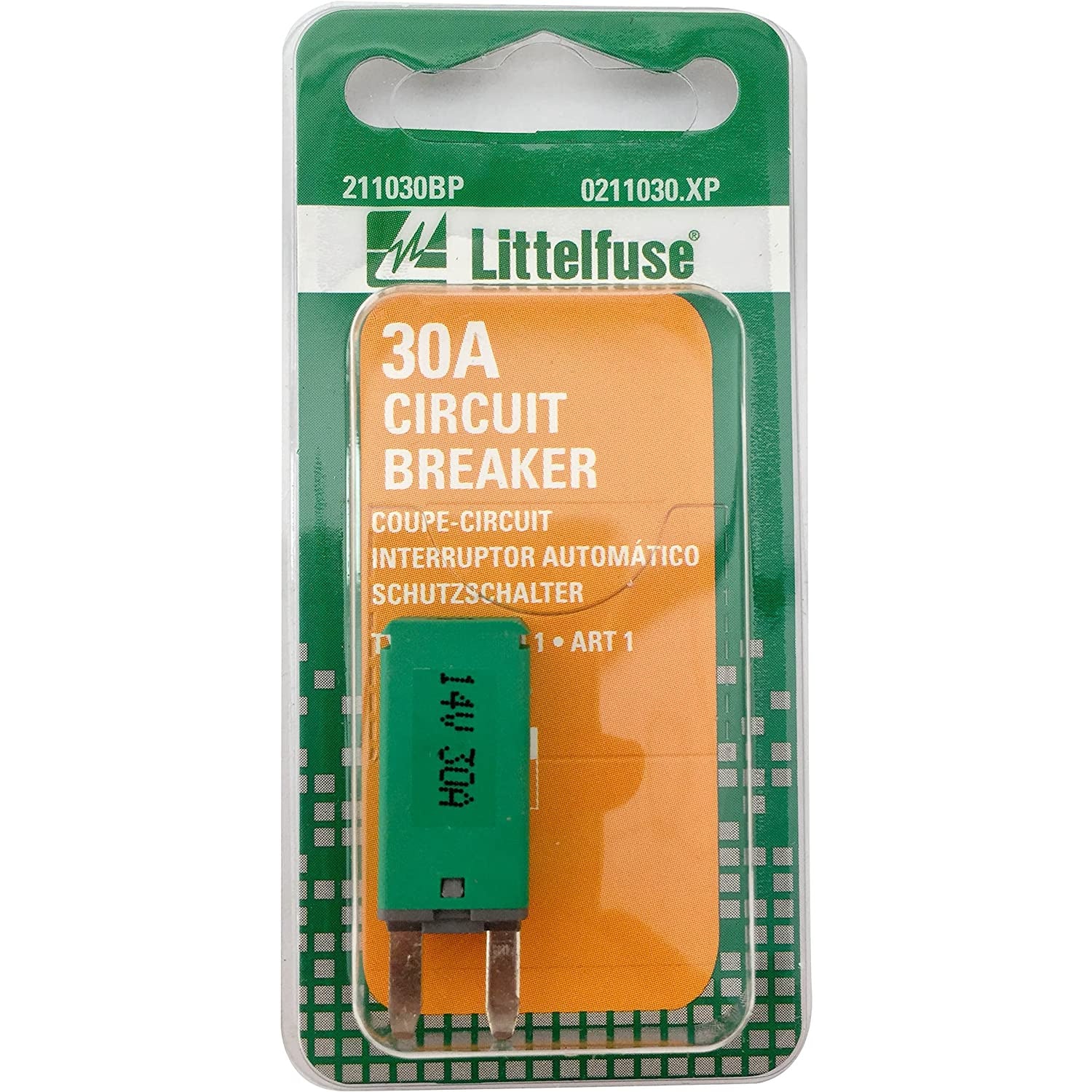 (575) 211030BP Littelfuse Mini Type Circuit Breaker (30A)