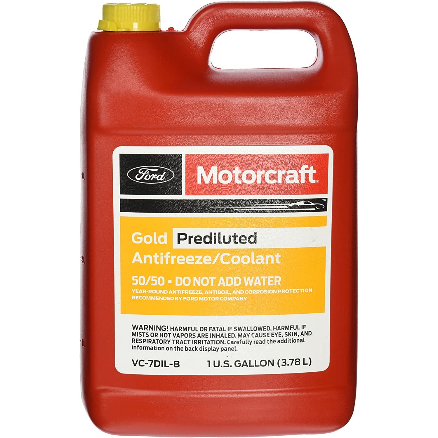 (662) VC7DILB Motorcraft Antifreeze/Coolant Prediluted 50/50 (Gold, 1 Gal)