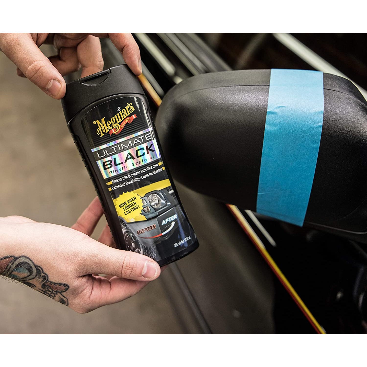 MEG G15812 Meguiar's Ultimate Black Plastic Restorer (12 oz)