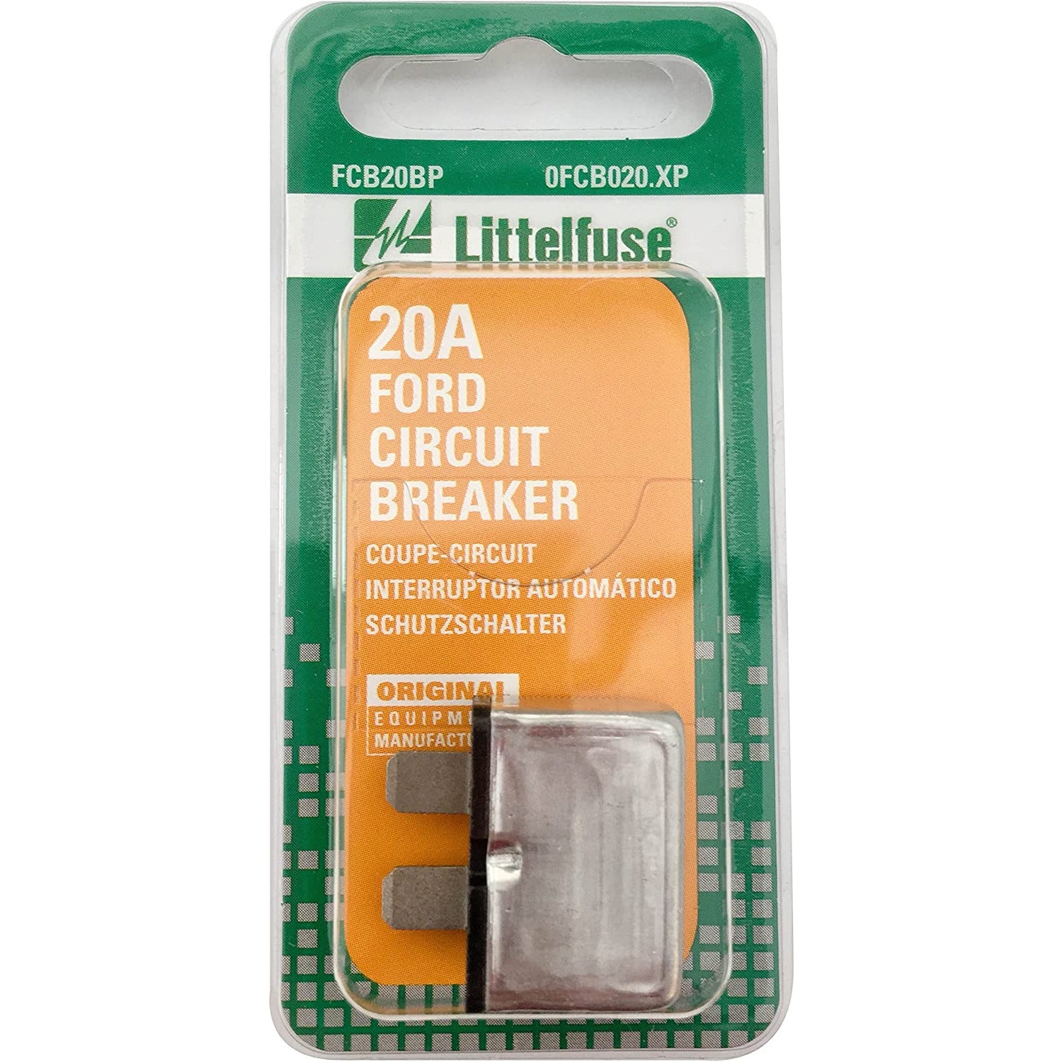 (575) 0FCB020.XP Littelfuse ATO Type Specialty Circuit Breaker (20A)