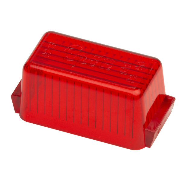 LTG 92432 Grote Clearance Marker Replacement Lens (Red, Rectangle)