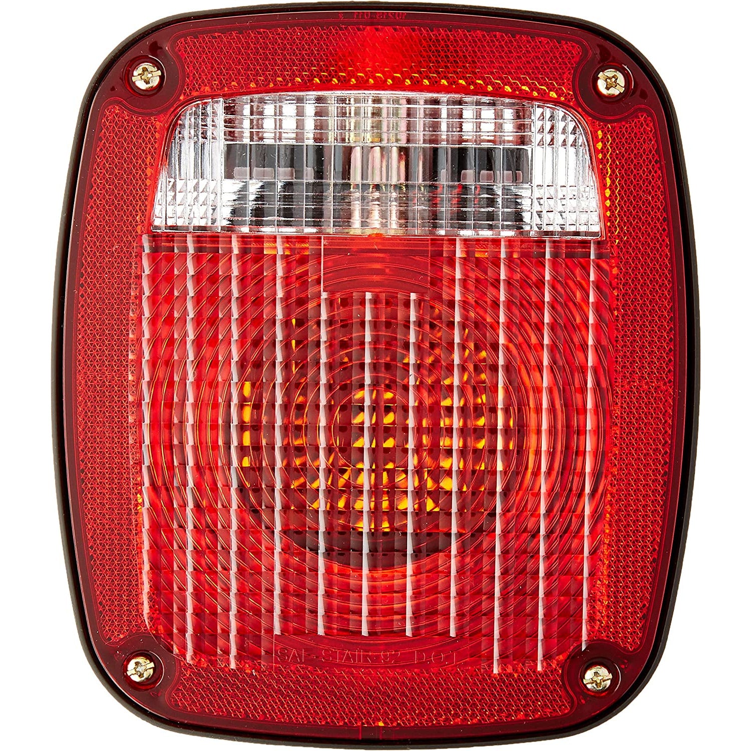 DLT ST60RS Optronics Combination Tail Light w/ Reverse & License Plate Lights (Oblong, Stud)