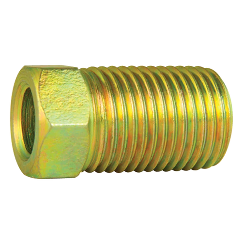 BL BLF-16B AGS Steel Tube Nut, Long, 1/4 Tube (7/16-24 Inverted)