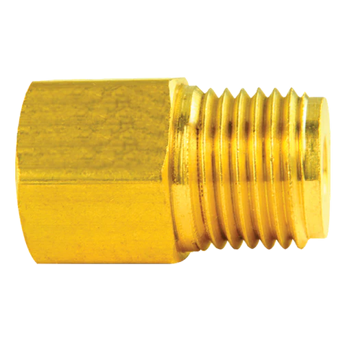 BL BLF-21B AGS Brass Adapter (Female 1/2-20 Inverted to Male 9/16-18 Inverted)