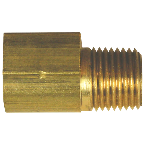 BL BLF-56B AGS Brass Elbow (Female 3/8-24 Inverted to Male 1/8-27 NPT)