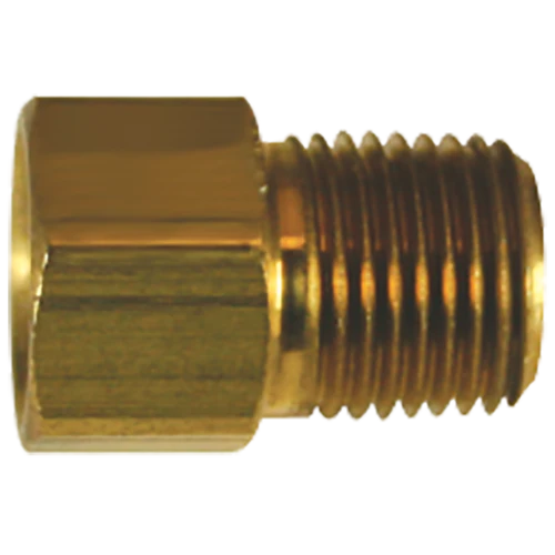 BL BLF-57B AGS Brass Connector (Female 3/8-24 Inverted to Male 1/8-27 NPT)