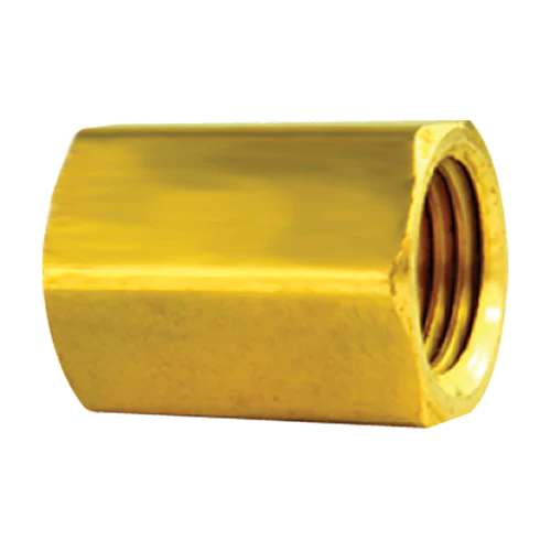 BL BLU-3B AGS Brass Brake Line Union 3/16" (3/8-24 Inverted)