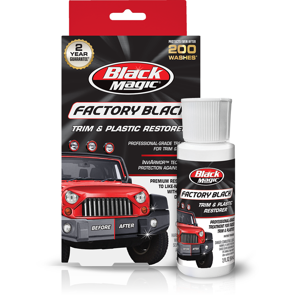 WST 120164 Black Magic Factory Black Trim & Plastic Restorer (2 oz)