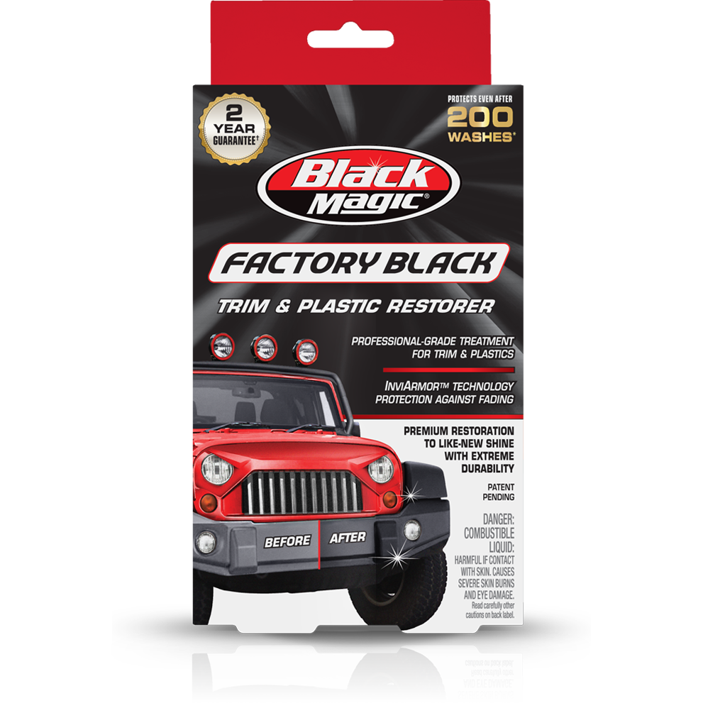 WST 120164 Black Magic Factory Black Trim & Plastic Restorer (2 oz)