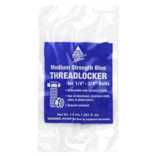 AGS BTL-1 AGS Medium Strength Blue Threadlocker (1.5 ml)