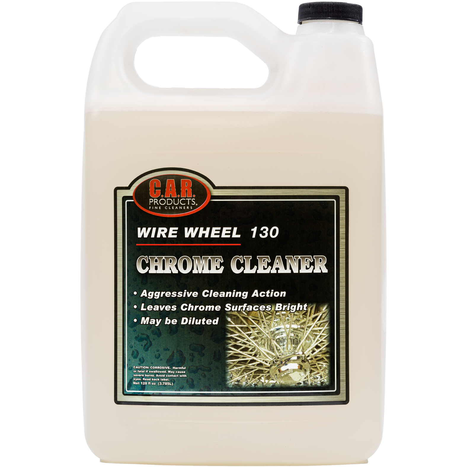 XCP CAR-13001 CAR Products Wire Wheel Chrome Cleaner (1 gal)