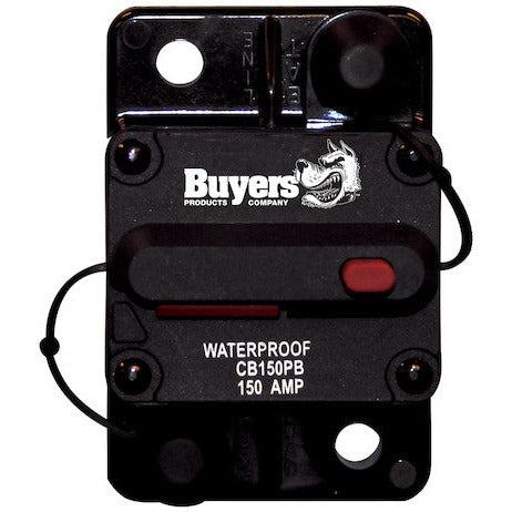 (840) CB150PB Buyers Waterproof Circuit Breaker w/ Reset (150A)