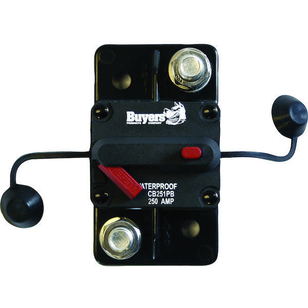 (840) CB251PB Buyers Waterproof Circuit Breaker w/ Reset (250A)