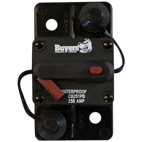 (840) CB251PB Buyers Waterproof Circuit Breaker w/ Reset (250A)