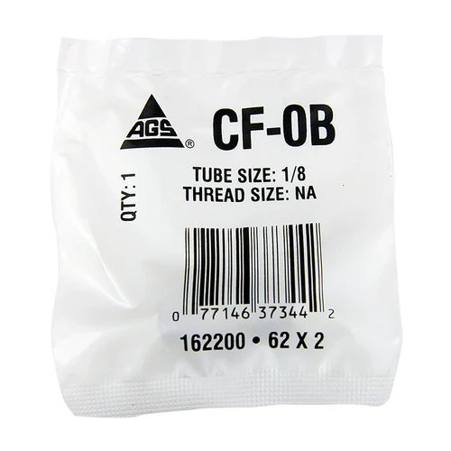 BL CF-0B AGS Brass Compression Fitting (1/8")