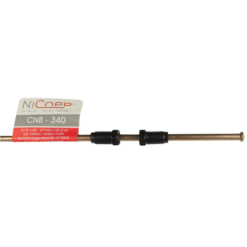 BL CNB-340 AGS British NiCopp Brake Line (3/16" x 40") (SAE Bubble Flare)