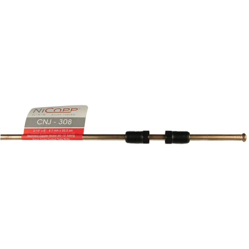BL CNJ-308 AGS Japanese NiCopp Brake Line (3/16" x 8") (Metric Inverted Flare)