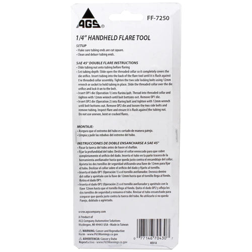 AGS FF-7250 AGS Handheld Flare Tool (1/4")