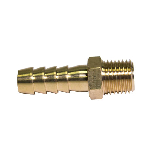 BL FHF-13B AGS Brass Fuel Hose Clamp Fitting, 3/8" Hose (Male 1/4-18 NPT)