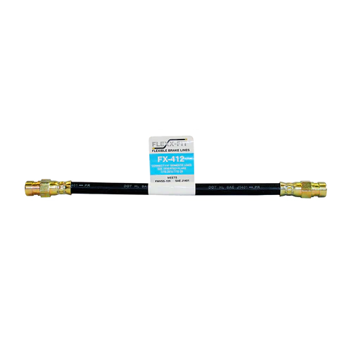 BL FX-412 AGS Domestic Flexible Brake Line 1/4" (7/16-24 Inverted)