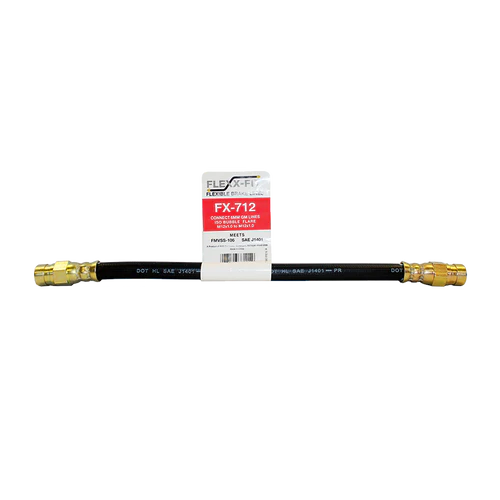 BL FX-712 AGS GM/Toyota Flexible Brake Line 6mm (M12x1.0 Bubble)