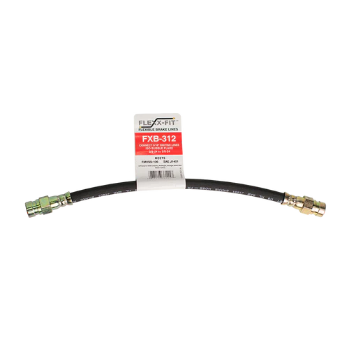 BL FXB-312 AGS British Flexible Brake Line 3/16" (3/8-24 Bubble)