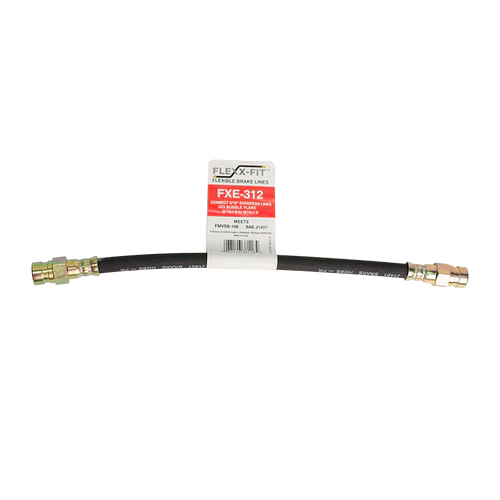 BL FXE-312 AGS European Flexible Brake Line 3/16" (M10x1.0 Bubble)