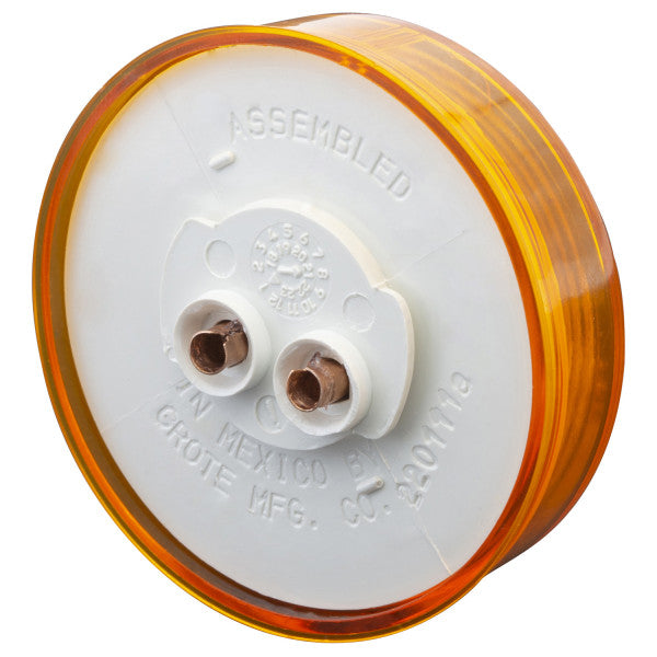 LTG G1033 Grote Hi Count 13-Diode LED Round Clearance Marker Light (2.5", Optic Lens, Amber)