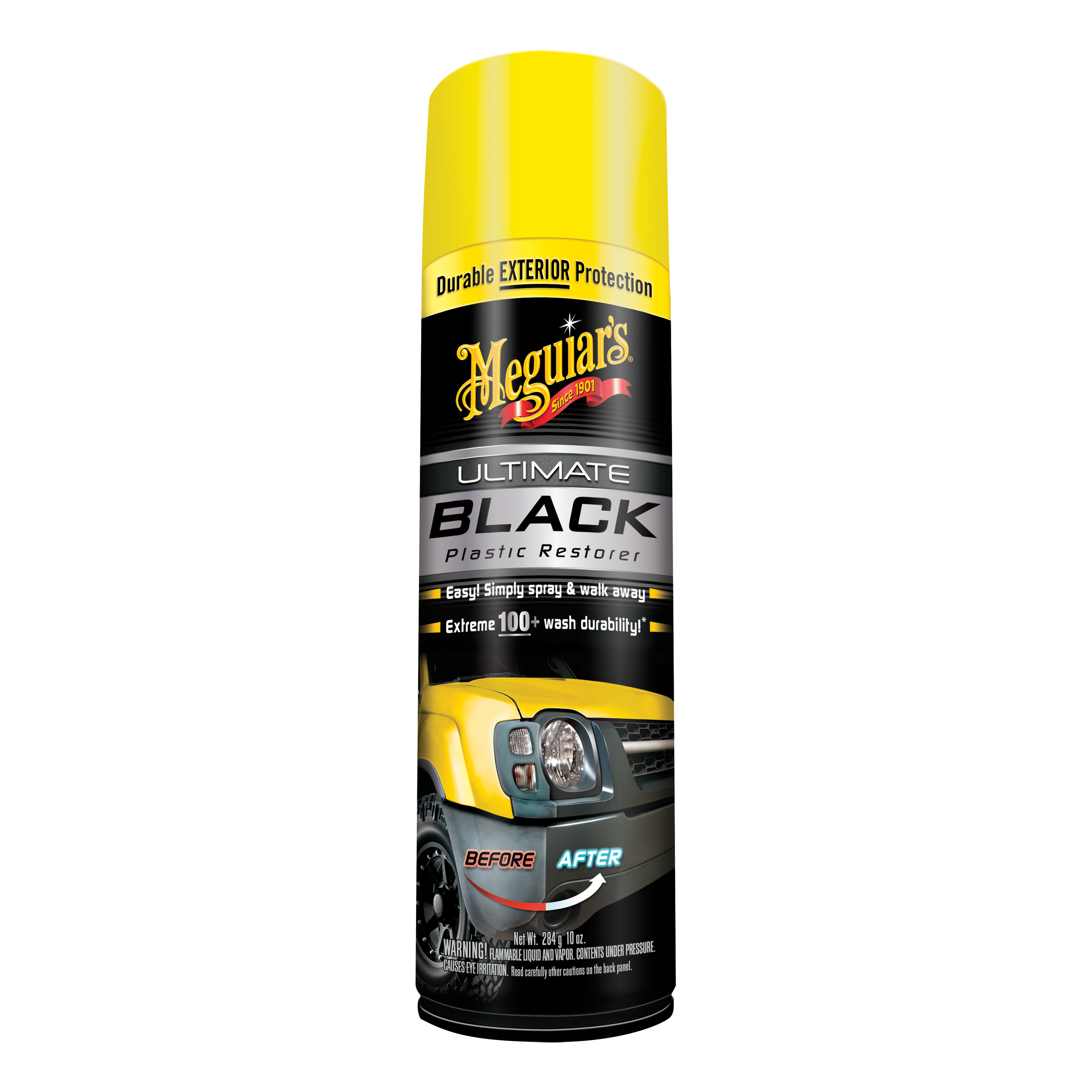 MEG G16910 Meguiar's Ultimate Black Plastic Restorer Aerosol