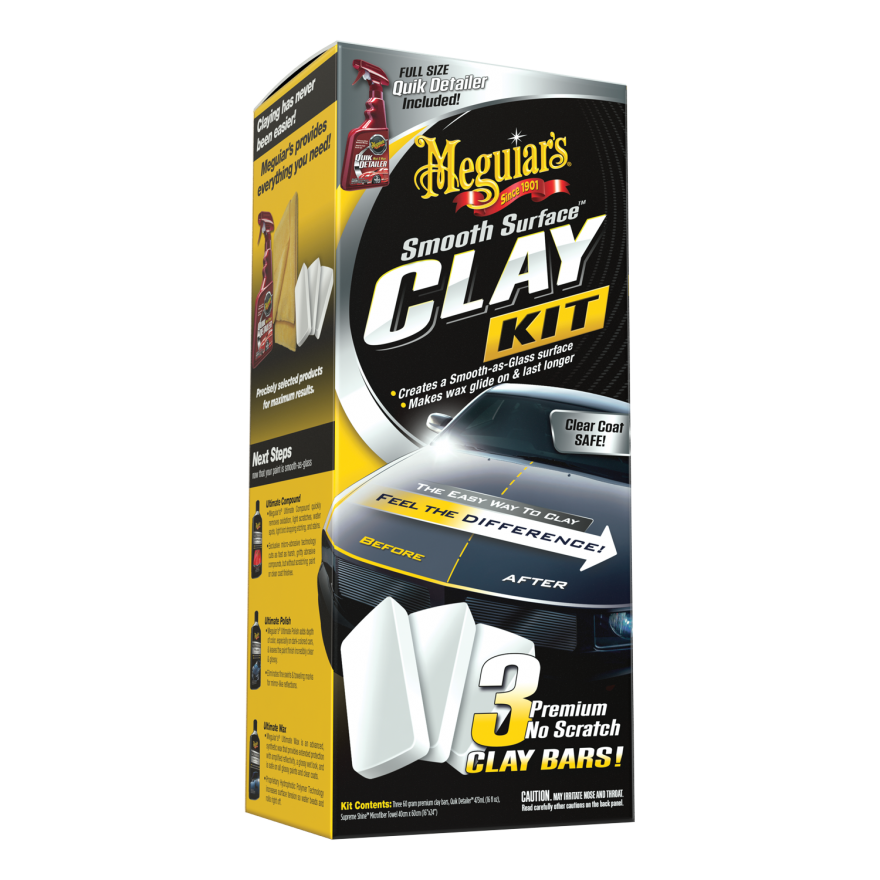 MEG G191700 Meguiar's Smooth Surface Clay Bar Kit